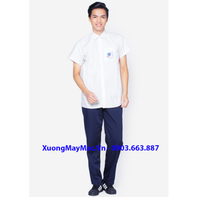 ĐỒNG PHỤC SƠ MI HỌC SINH CẤP 3 HS031